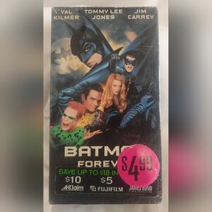 Batman Forever VHS, 1995 FACTORY SEALED